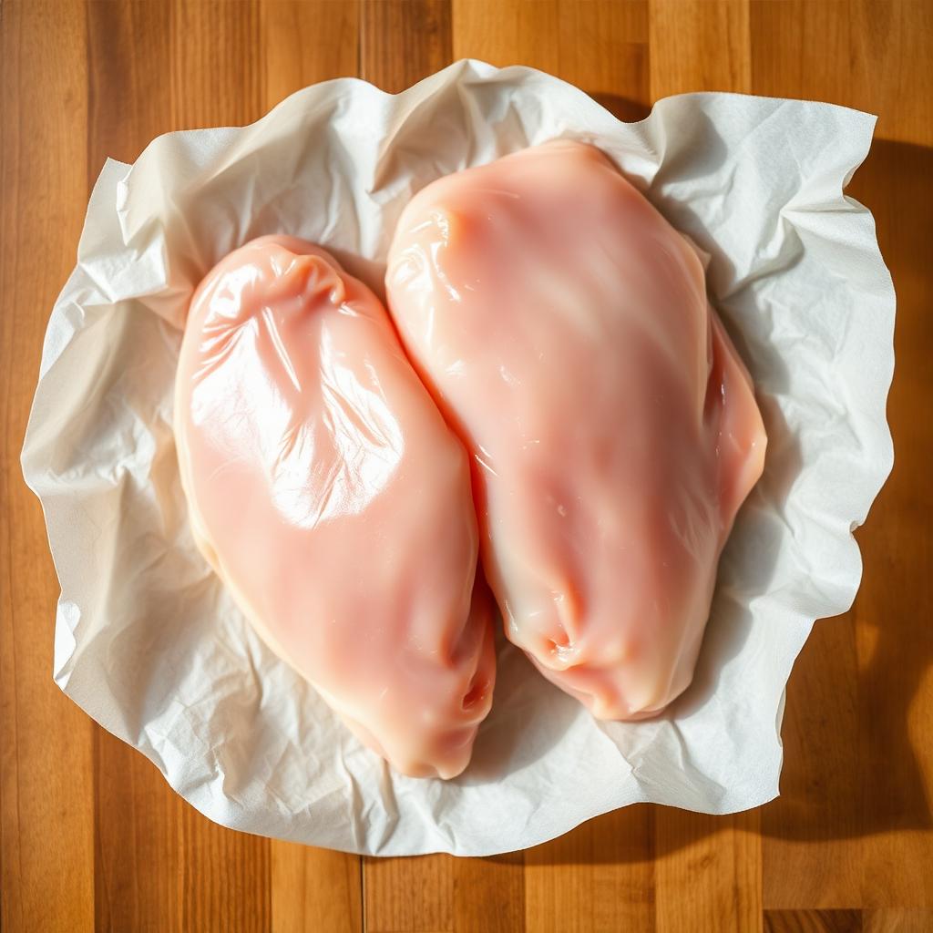 Skinless chicken cuts